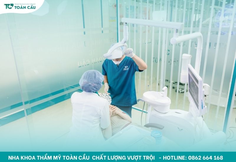 Phòng khám được trang bị hệ thống thiết bị tiên tiến