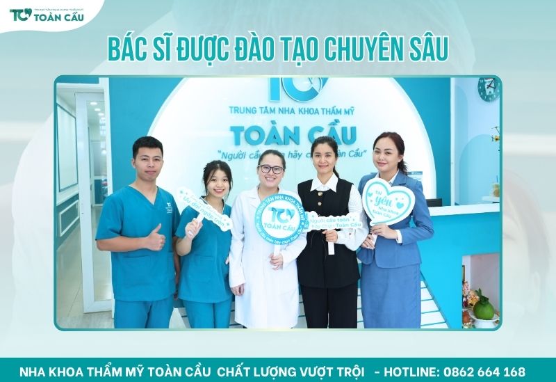 Bác sĩ được đào tạo chuyên sâu về lĩnh vực nha khoa