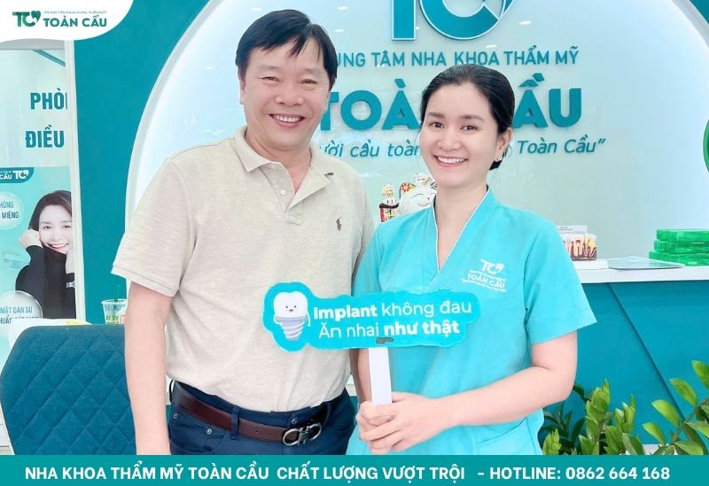 Trồng răng implant tại Nha khoa Thẩm mỹ Toàn Cầu