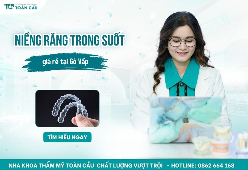 niềng răng trong suốt giá rẻ tại Gò Vấp