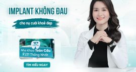 Trồng răng implant không đau