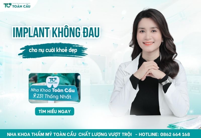 Trồng răng implant không đau