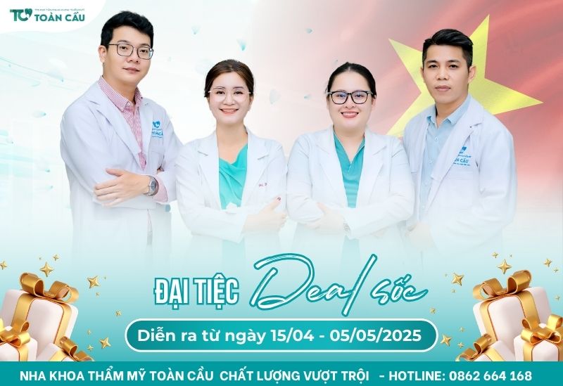 Nha khoa Toàn Cầu đang có nhiều ưu đãi nhân dịp 30/4