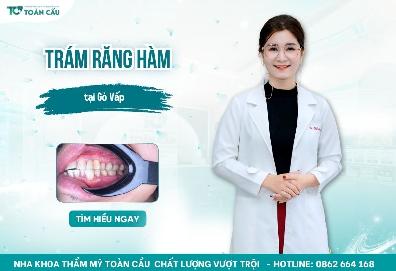 trám răng hàm bị sâu tại Gò Vấp
