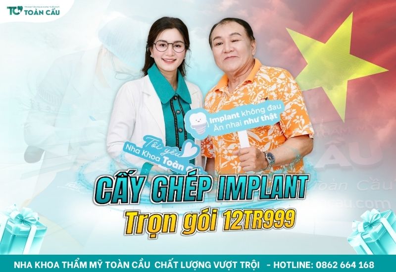 Trồng răng implant bao lâu thì lành? Giải đáp chi tiết 9 Cấy ghép implant chỉ từ 12.999.000đ/trụ