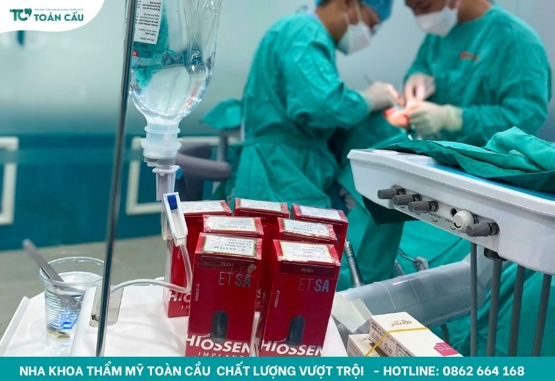 Tổng chi phí của ca cấy ghép còn phụ thuộc vào chất lượng trụ implant