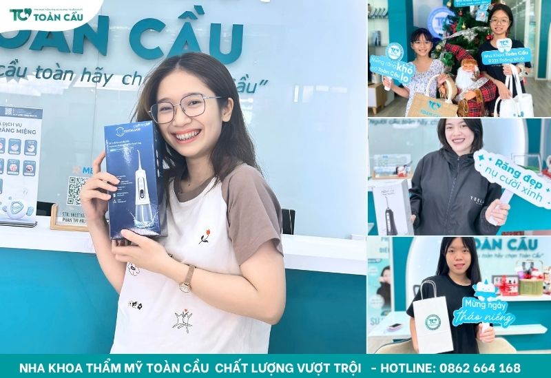 Khách hàng niềng răng tại Toàn Cầu