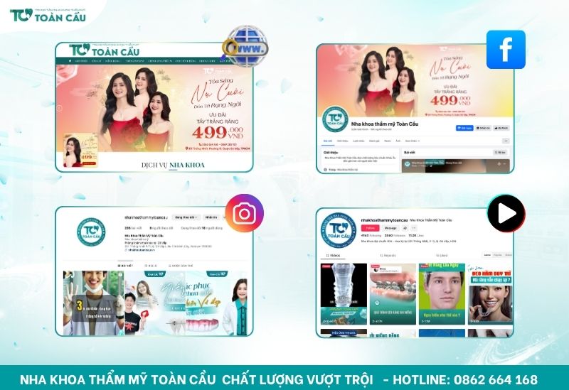 Thẩm mỹ Toàn Cầu và thông tin liên hệ