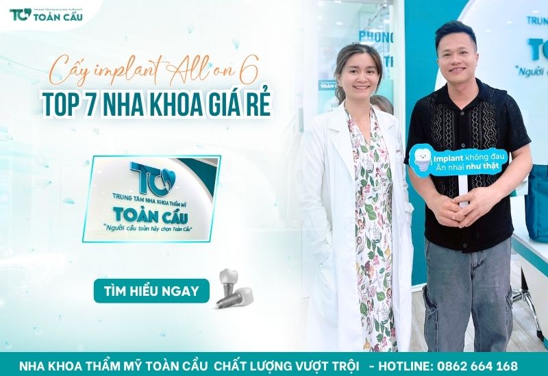 cấy ghép implant All on 6 giá tốt
