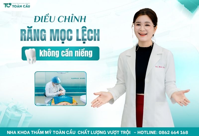 chỉnh răng mọc lệch không cần niềng