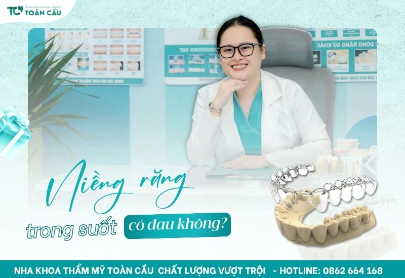 Niềng răng trong suốt có đau không