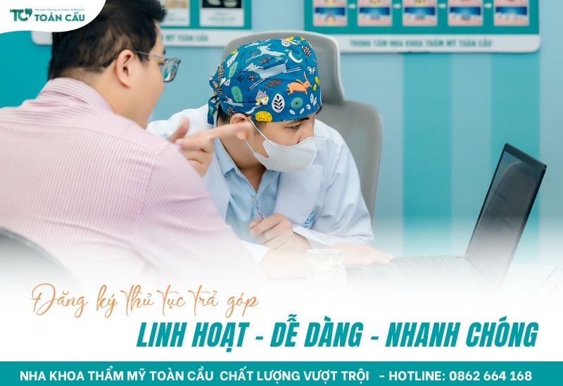 Trồng implant toàn hàm Gò Vấp trả góp linh hoạt tại Thẩm mỹ Toàn Cầu 5 Khách hàng đăng ký trồng implant toàn hàm trả góp