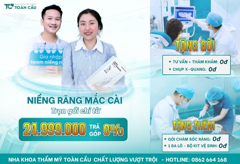 Niềng răng trọn gói chỉ 25 triệu đồng