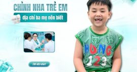địa chỉ chỉnh nha trẻ em giá rẻ