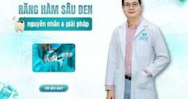 răng hàm bị sâu đen