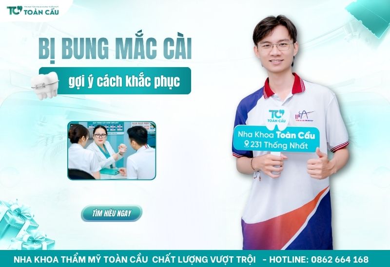 Bị bung mắc cài phải làm sao