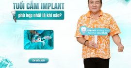 Độ tuổi cắm implant