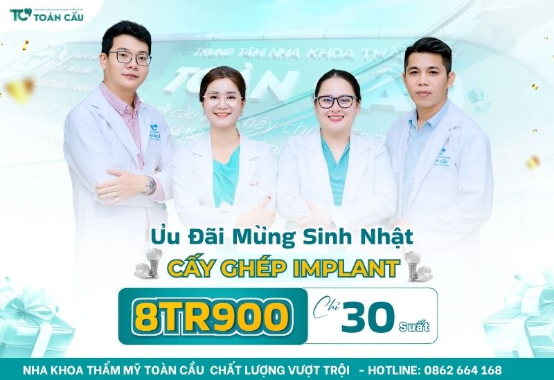 giá trồng răng implant trọn gói