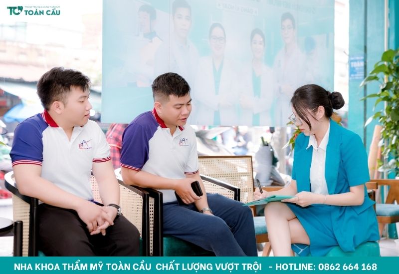 Ưu đãi giá trồng răng implant trọn gói số lượng có hạn 4 Đặt lịch dễ dàng cùng Nha khoa Thẩm mỹ Toàn Cầu