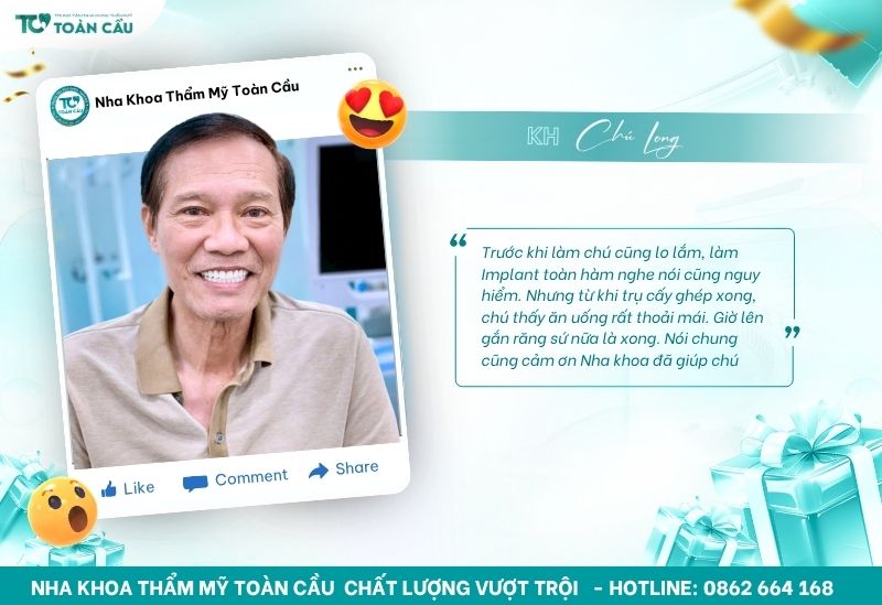 Khách hàng tin chọn Nha khoa Thẩm mỹ Toàn Cầu