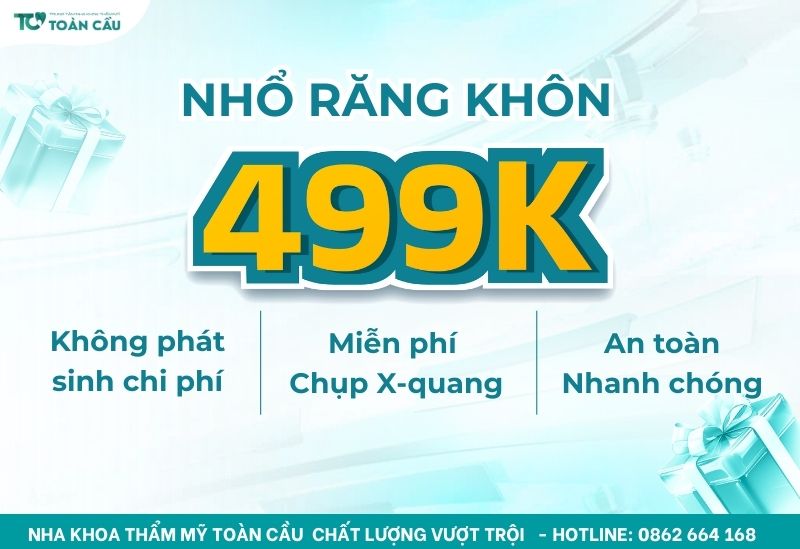 Mọc răng khôn hàm dưới có nguy hiểm không và cách xử lý 6 Ưu đãi nhổ răng khôn 499k