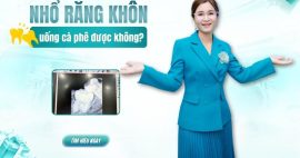 nhổ răng khôn uống cà phê được không
