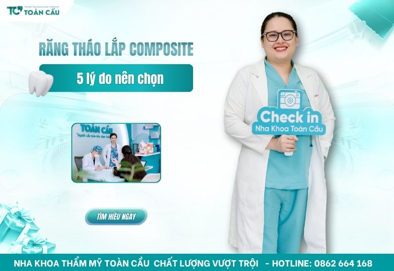 răng tháo lắp composite