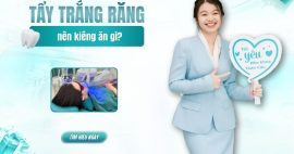 tẩy trắng răng nên kiêng gì