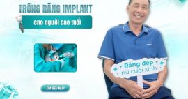Trồng răng implant cho người cao tuổi