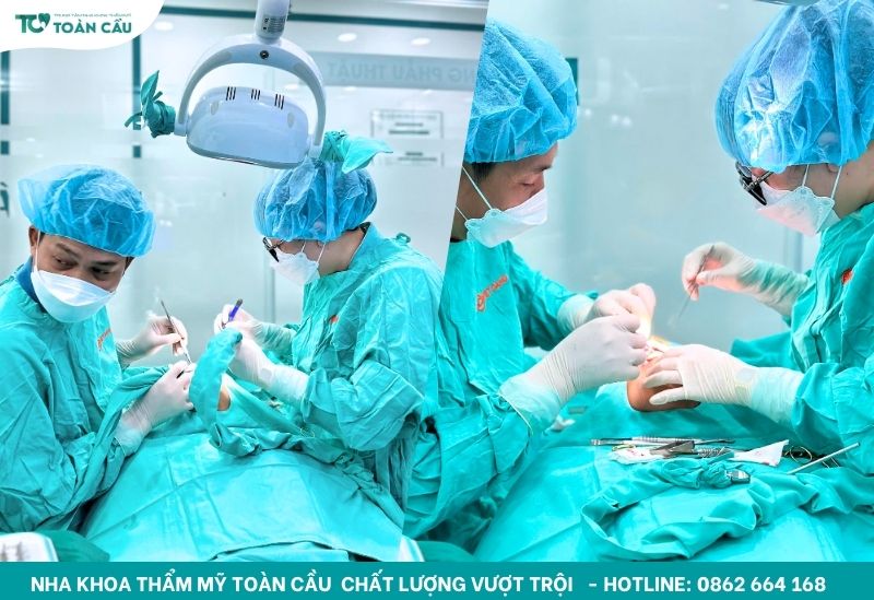 Trồng răng implant mất bao lâu để lành và ăn nhai được? 2 Phẫu thuật cấy trụ diễn ra nhanh chóng