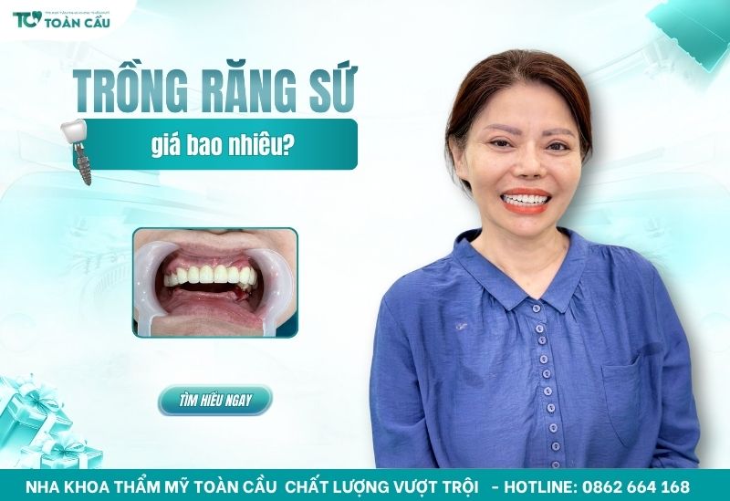 Trồng răng sứ giá bao nhiêu