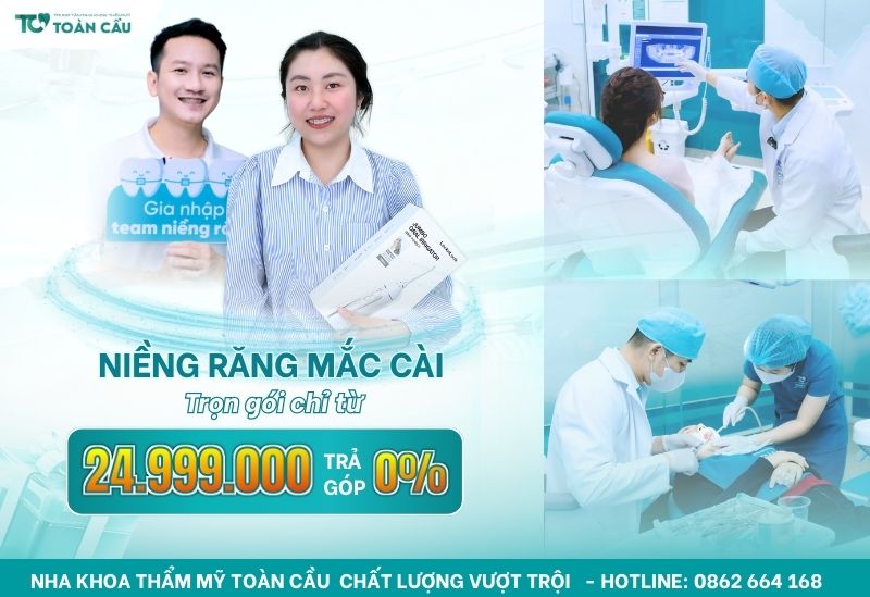 Niềng răng tại Nha khoa Thẩm mỹ Toàn Cầu