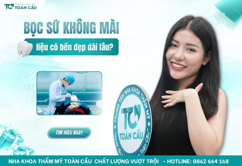 bọc sứ không mài như thế nào