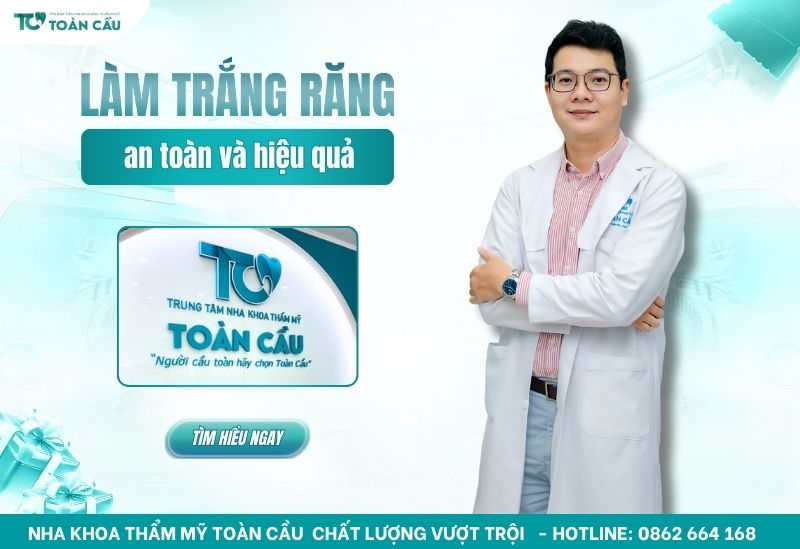 Cách làm trắng răng bị ố vàng lâu năm an toàn và hiệu quả