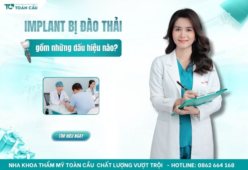 dấu hiệu Implant bị đào thải