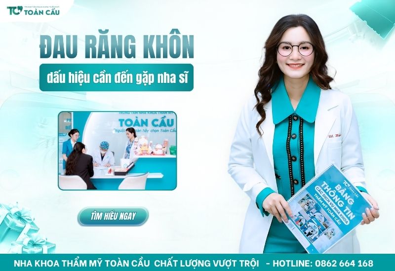 7 dấu hiệu đau răng khôn cần đến gặp nha sĩ ngay
