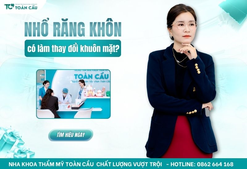 Nhổ răng khôn có làm thay đổi khuôn mặt?