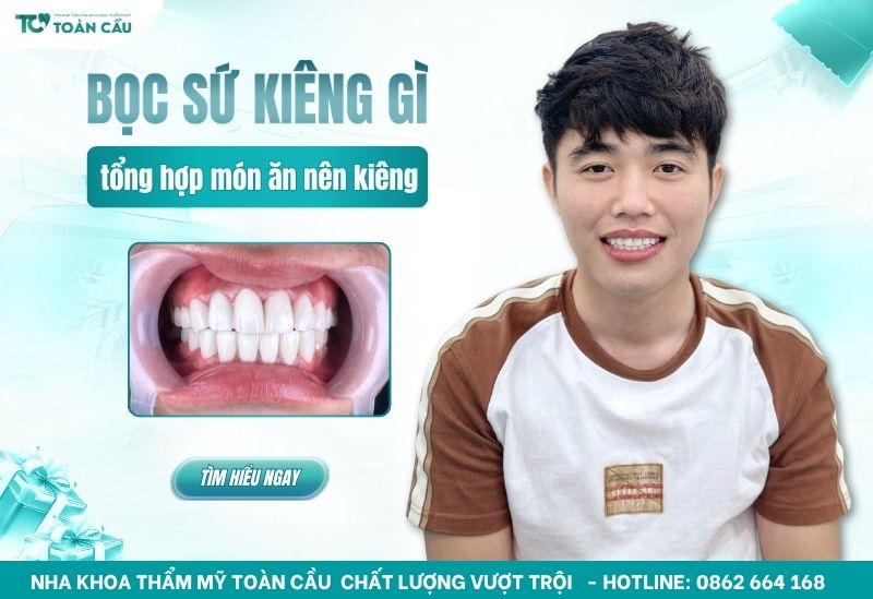 Những thực phẩm mới bọc sứ nên kiêng bạn nên biết