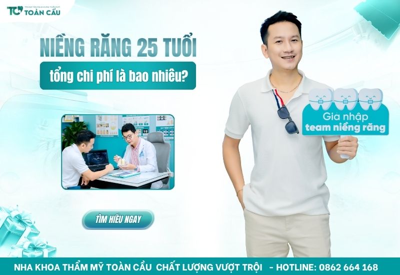 25 tuổi niềng răng bao nhiêu tiền? Có trả góp được không