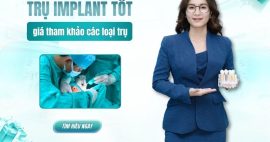 các loại trụ implant tốt