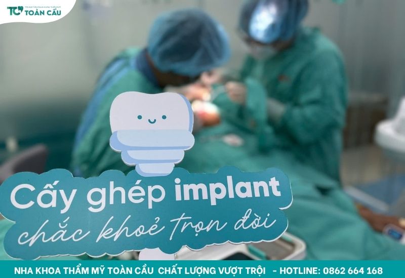 Gây tê an toàn trước khi cắm implant