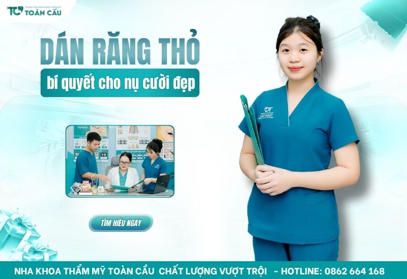 Dán răng thỏ - Bí quyết để có nụ cười tươi trẻ và cá tính