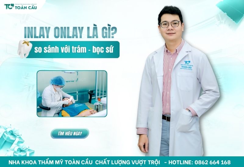 Inlay Onlay là gì? Khác gì so với trám và bọc răng sứ?