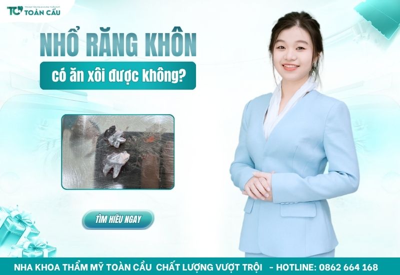 Giải đáp sau khi nhổ răng khôn ăn xôi được không?