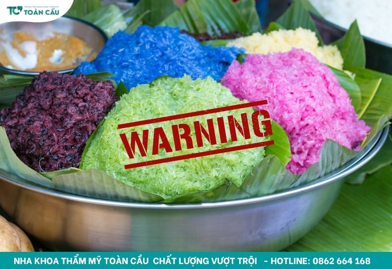 Xôi là “kẻ thù tiềm ẩn” của vết thương nhổ răng khôn