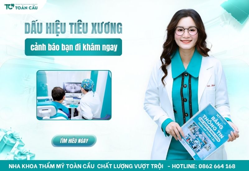 dấu hiệu tiêu xương hàm