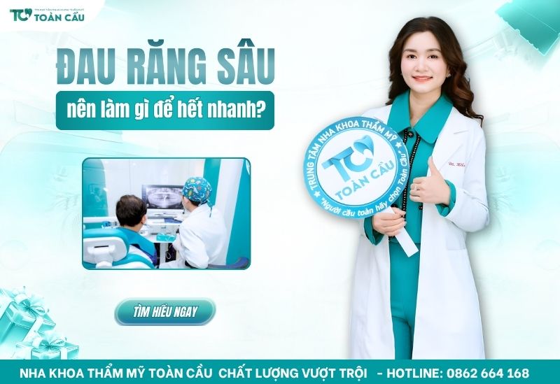 đau răng sâu nên làm gì