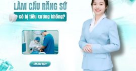 làm cầu răng có bị tiêu xương không