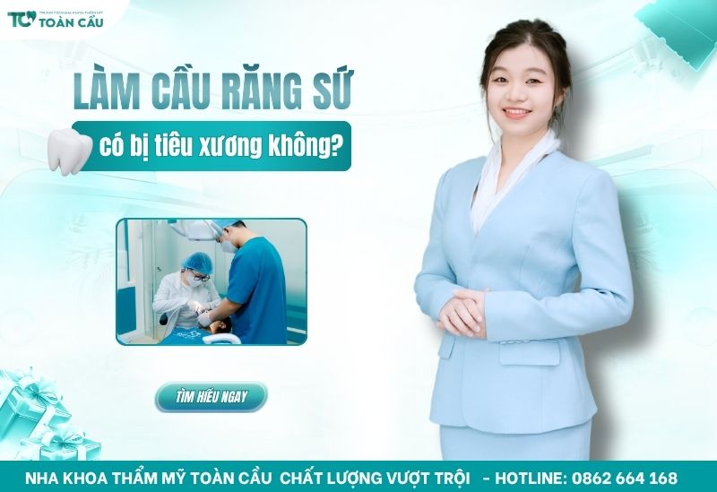 làm cầu răng có bị tiêu xương không
