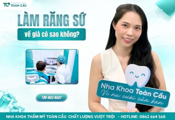 làm răng sứ về già có sao không